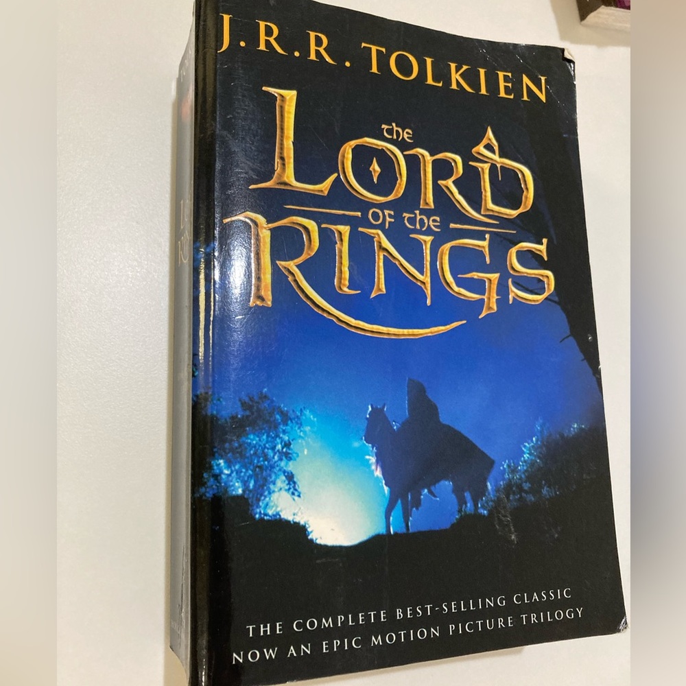Lord of the Rings book by J.R.R. Tolkien